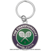 ウィンブルドン(Wimbledon) チャンピオンシップ ロゴ メタリック ラウンド キーリング オフィシャルグッズ