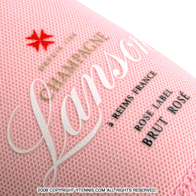 シャンパーニュLanson ウィンブルドン・ボトルケース3点セット ボトルカバーのみ】LANSON ランソン ウィンブルドン ポロ ピンク