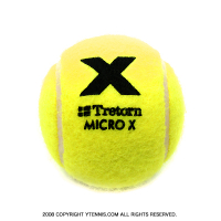 【新品アウトレット】トレトン(Tretorn) マイクロエックス micro X ノンプレッシャー テニスボール 1個 イエロー×イエロー