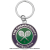 ウィンブルドン(Wimbledon) チャンピオンシップ ロゴ メタリック ラウンド キーリング オフィシャルグッズの画像