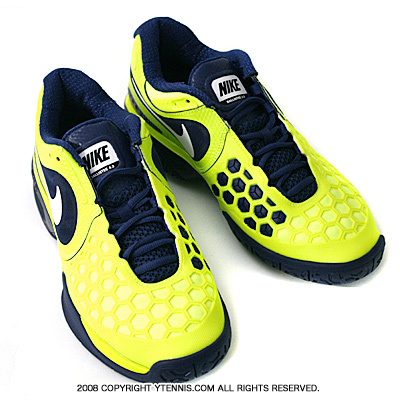 ナイキ Nike ラファエル ナダルシグネチャーモデル コートバリスティック4 3 ボルトイエロー ブレイブブルー テニスシューズ テニスショップ ｙテニスショップ