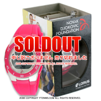 【新品アウトレット】NDFノバクジョコビッチファウンデーション LORUS 腕時計 ジョコビッチモデル ピンク