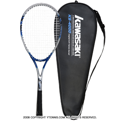 軟式】カワサキ(KAWASAKI) KS-4000 STAマーク付 軟式テニスラケット 