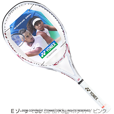 【大坂なおみ使用シリーズ】ヨネックス(YONEX) 2020年モデル Eゾーン 100 SL (270g) ホワイト/ピンク (EZONE