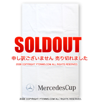 セール品 メルセデスカップ(Mercedes Cup)オフィシャル商品 プリントロゴ タオル ホワイト 国内未発売