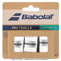 Хܥ(Babolat) ץĥ2.0(PRO TOUR 2.0) ۥ磻 3ĥѥå 653053 Сå [M 1/8]