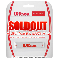 ウイルソン(Wilson) リードテープ ホワイト テニスラケット 重量調整テープ [M便 1/4]