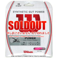 륽(WILSON) 󥻥ƥååȥѥ 16 (SYNTHETIC GUT POWER) ԥ ѥå [M 1/4]