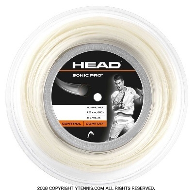 ヘッド(HEAD) ソニックプロ(SONIC PRO) ホワイト 200mロール | テニス 
