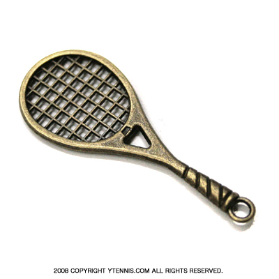 テニスラケットデザイン チャーム キーホルダー [M便 1/20