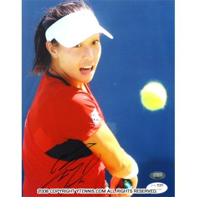 激レア!! ジェン・ジー(鄭潔)選手 直筆サイン入り記念フォト