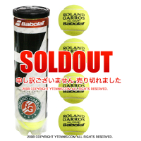バボラ(BabolaT) フレンチオープンテニス ローランギャロス公式試合球 グランドスラム テニスボール 1本4球入 全仏オープン オールコート